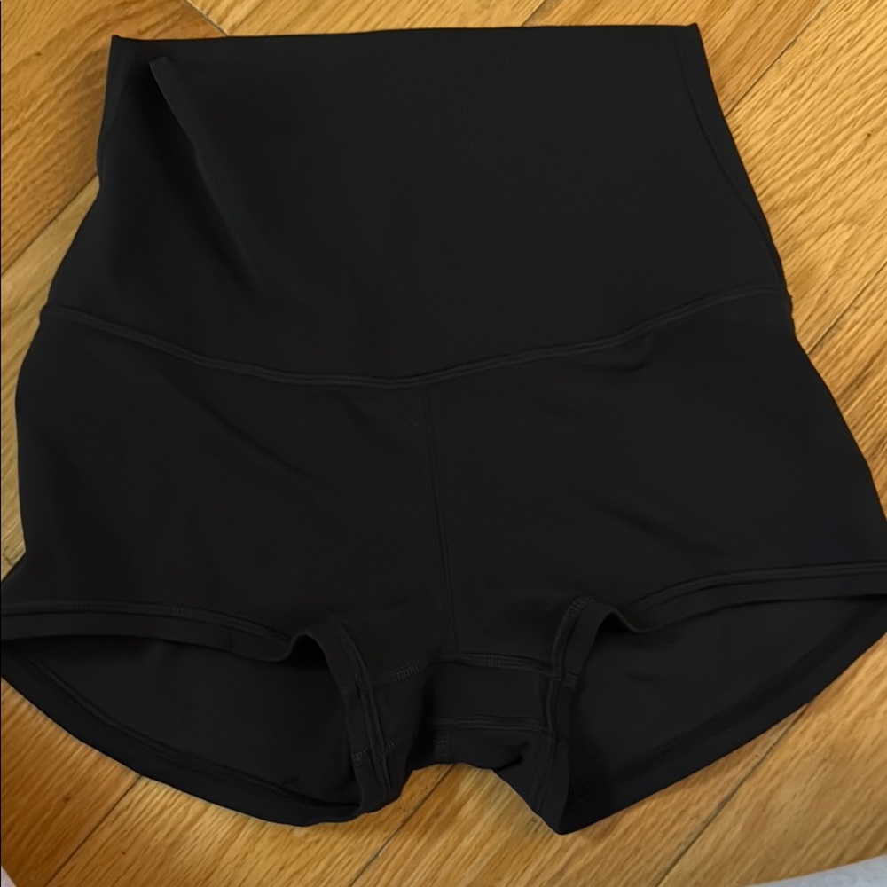 Lululemon Athletica High Waist Black Shorts